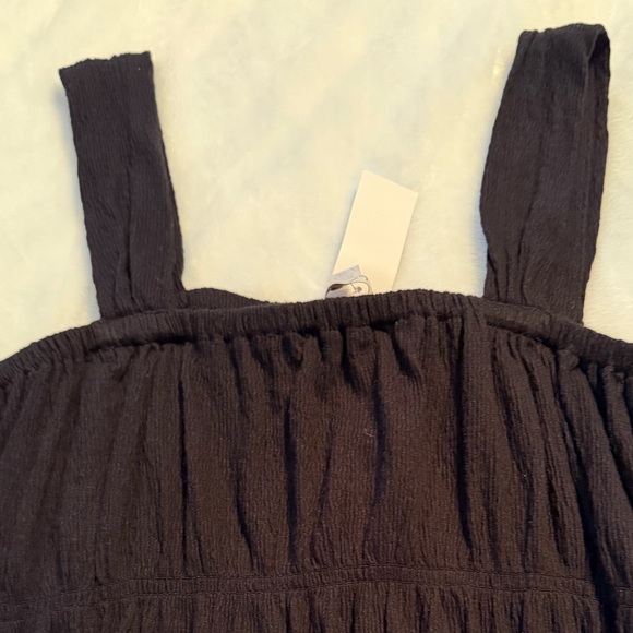 LOFT Black Smocked Tank Top - Picture 7 of 10